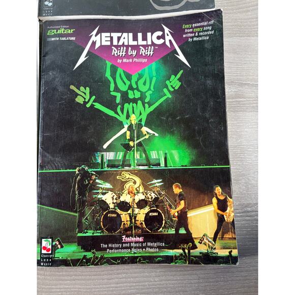 Metallica Guitar Tab Book Lot of 4 Master of Puppets, Black Album, Kill ’Em All - Picture 4 of 10